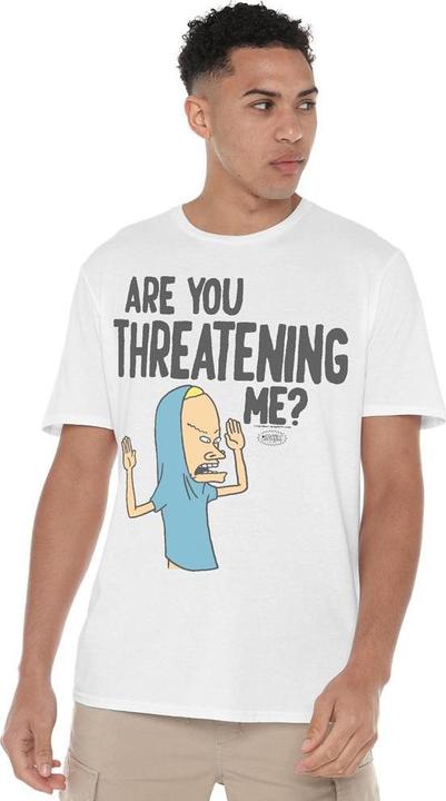 Actual product image Universal Textiles Mens Are You Threatening Me? T-Shirt (M)