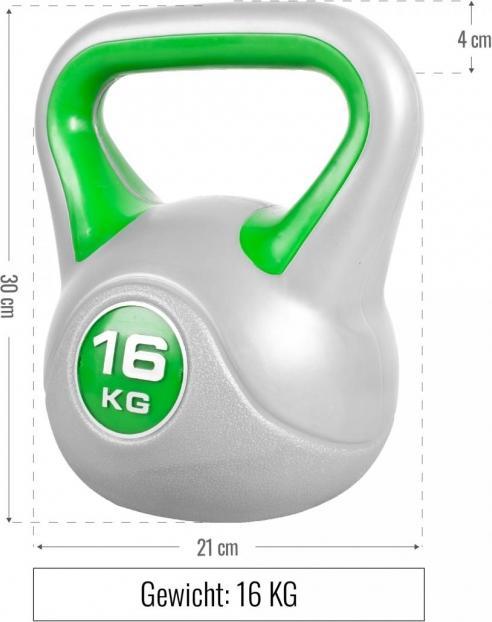 Actual product image Gorilla Sports Kettlebell Stylish (1 x 6 kg, 1 x 8 kg, 2 x 3 kg)