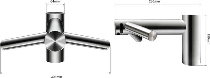 Produktbild Dyson Airblade Wash+Dry WD04 - Kurze Armatur