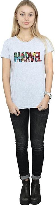 Actual product image Womens/Ladies Infill Character Logo Boyfriend T-Shirt (L)