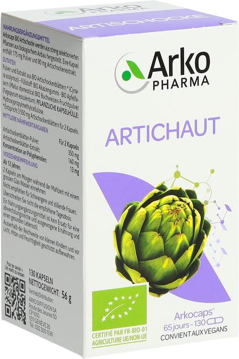 Produktbild Arkopharma Bio Artischocken (130 Stück, Kapseln, 116 g)