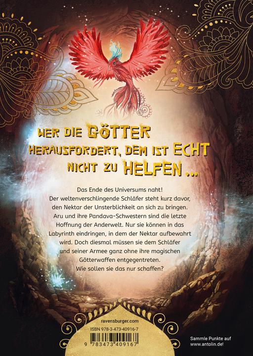 Produktbild Ravensburger Aru gegen die Götter, Band 5: Der Trank der Unsterblichkeit (Deutsch, Roshani Chokshi, Katharina Orgass, Melanie Korte, Rick Riordan, 2024)