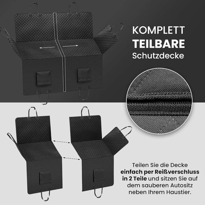 Image du produit Naloo's World Protection de la banquette arrière (Chien, Respirant, Pliable, Lavable)