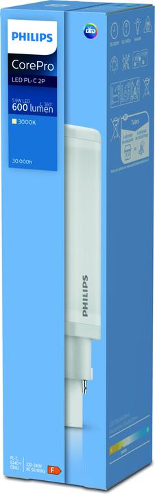 Produktbild Philips PLC/T - EM/Mains (G24d-1, 5.90 W, 600 lm, 10 x, F)