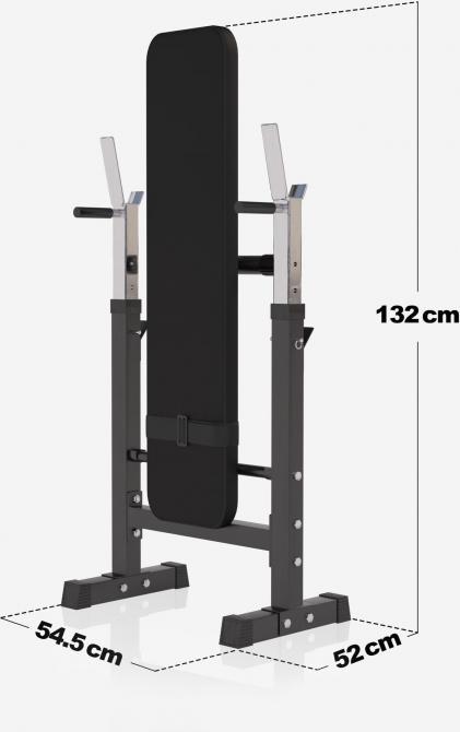 Image du produit Gorilla Sports Banc de musculation avec étagère