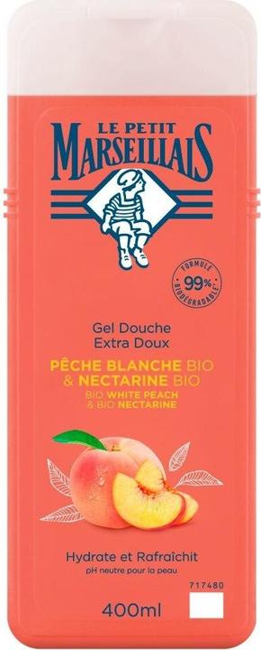 Le Petit Marseillais Extra Gentle Shower Gel Organic White Peach & Organic Nectarine (400 ml)
