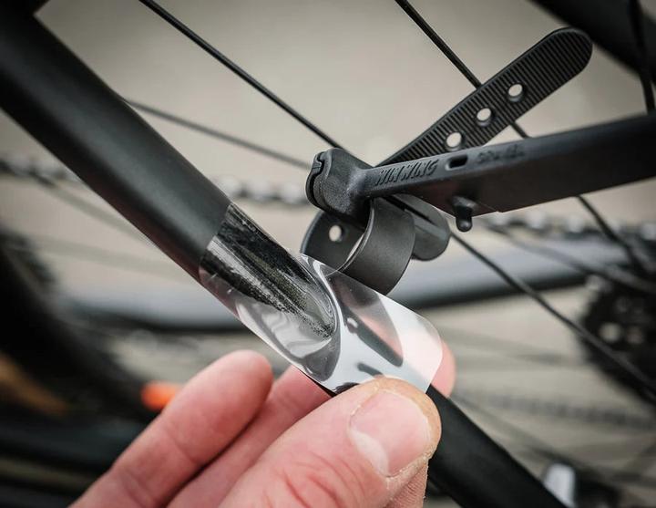Actual product image Ass Savers Win Wing 2 Gravel, black dots (Rear mudguard)