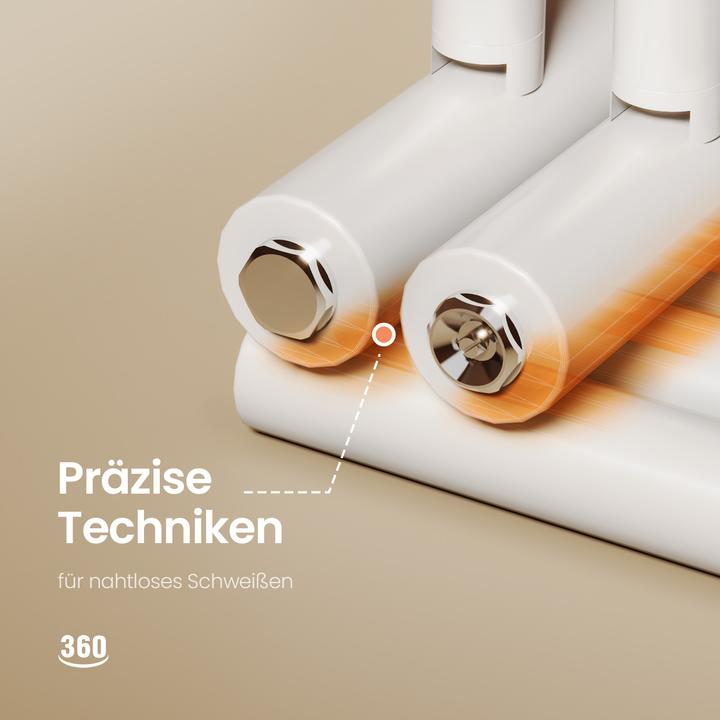 Actual product image Emke Towel radiator 1660×600mm with side connection, bathroom radiator, towel rail, towel warmer in