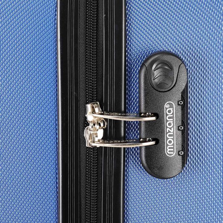 Actual product image Monzana Suitcase set (89 l, Hand luggage (up to 50 litres), M (50 - 90l), L (90 - 115l))