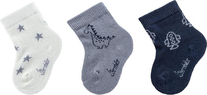 Produktbild Sterntaler Baby Söckchen 3er Pack Dino (3er Pack, 13/14)