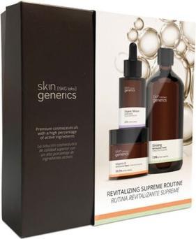 Skin Generics Revitalizing Routine Supreme Unisex Cosmetics Set 3 Pieces