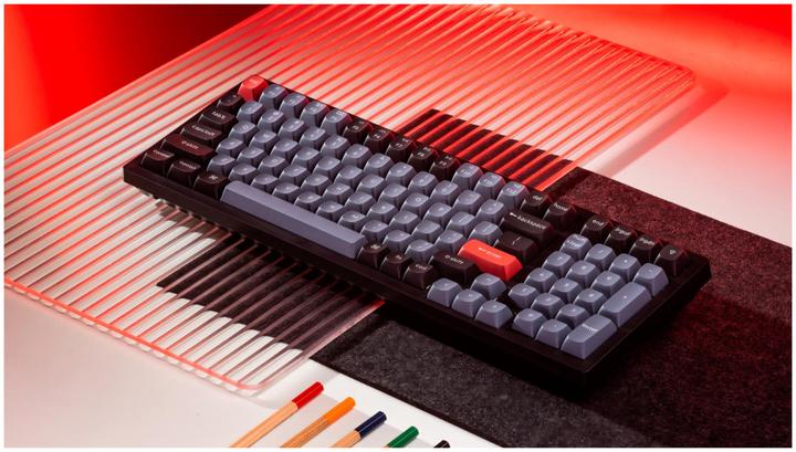Actual product image Keychron Key K4Pro 96% Alu RGB Key Red H K4P-H1-EN (DE, Wireless)