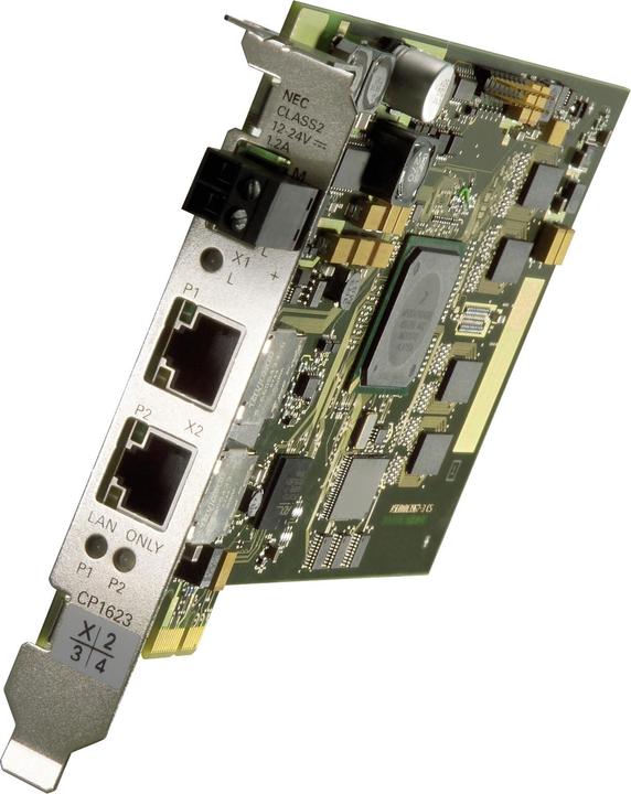 Image du produit Siemens Ethernet Ind. PCI express X1 pour la connexion à l'Ethernet Ind. (RJ45, RJ45 (2x))