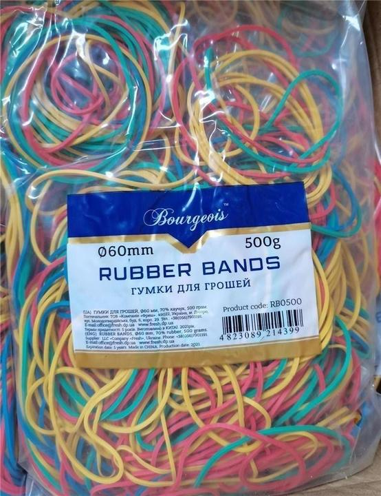 Produktbild Fresh Gummibänder 60 mm 500g farbig sortiert