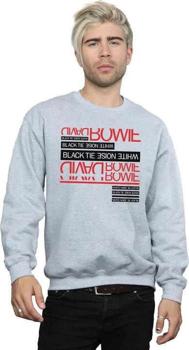 Immagine prodotto David Bowie Black Tie White Noise Felpa Uomo (L)