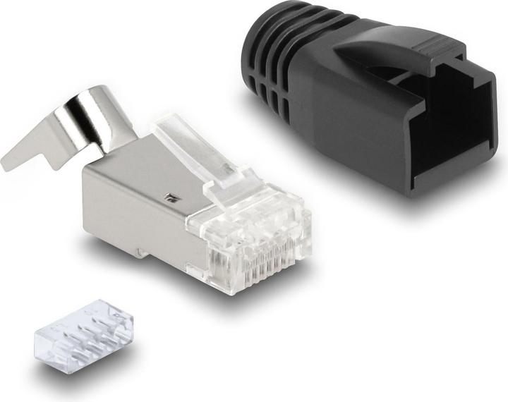 Delock Cavo di rete (S/FTP, CAT6a, 0.02 m)