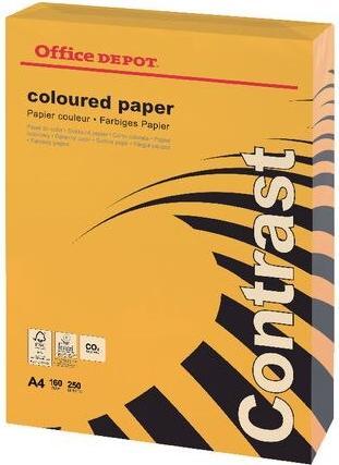 Produktbild Office Depot Kopierpapier A4 160 g/m² Intensiv Orange (160 g/m², A4)