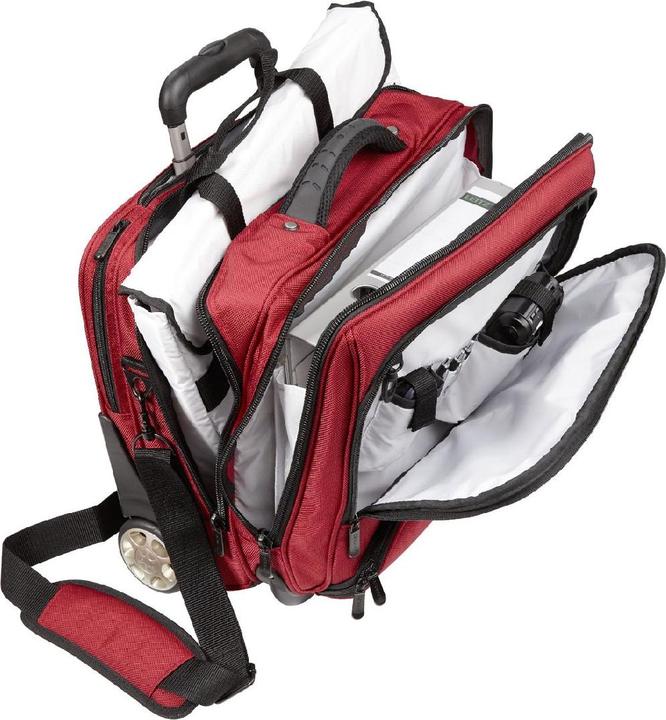 Actual product image Dermata Business Laptop Trolley Nylon 3456NY Rood (37 l, Hand luggage (up to 50 litres))