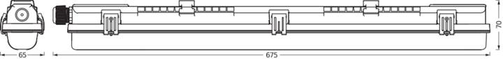 Image du produit Ledvance SUBMARINE PCR 60 1 X 7W 840 G13 T8 (800 lm, G13)