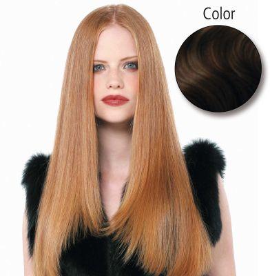 Balmain glatt 55-60cm 6 hellmocca 10 Stück Echthaar Fill-In Extensions (Hellmocca, 60 cm)