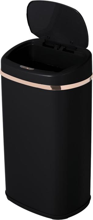 Produktbild BerlingerHaus Design MÃ¼lleimer mit Touch-Sensor, schwarz-rosÃ©gold, 58 L (58 l)