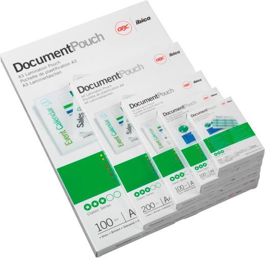 Actual product image GBC DOCUMENT POUCH - hot-laminating film pouches (A4, 200 Piece, 75 µm)