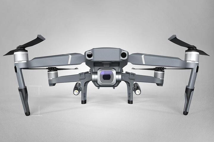 Produktbild Pgytech Landegestell-Erweiterung und Dual-LED-Scheinwerfer (Drohnen Landegestell, DJI Mavic 2)