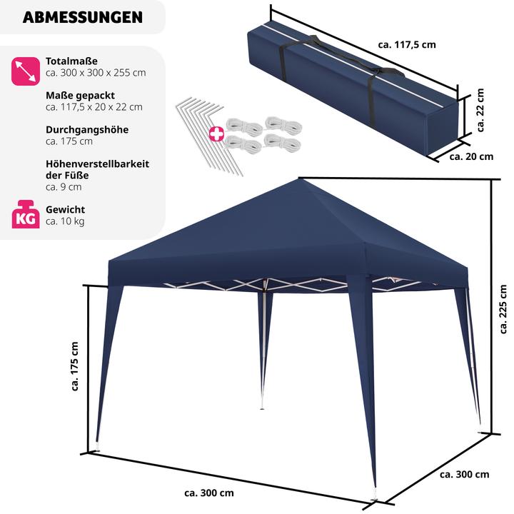 Produktbild tectake Linosa (300 cm, 300 cm)