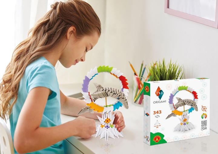 Actual product image Selecta Spielzeug ORIGAMI 3D - Dolphin, 343pcs.