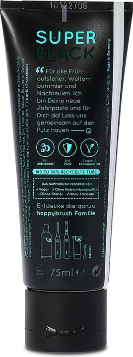Produktbild happybrush SuperBlack (75 ml)