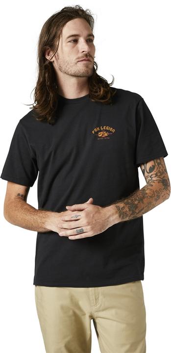 Actual product image Fox Tee 22 At Bay Ss Premium Blk M (M)