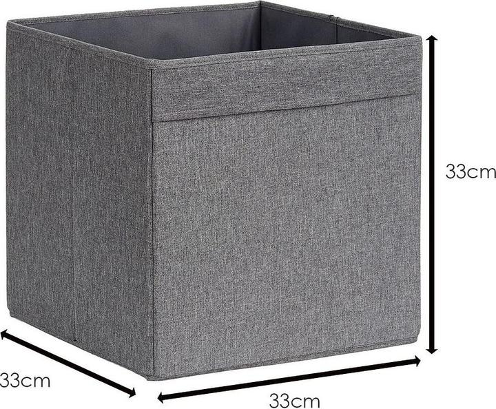 Produktbild Love it Store it Premium Ordnungsbox, offen mit Griffleisten (33 x 33 x 33 cm, 35 l)