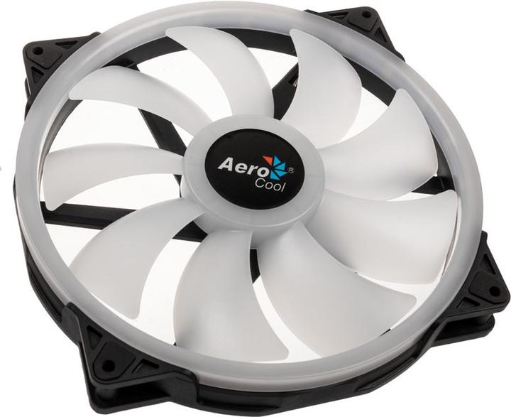 Produktbild AeroCool Duo 20 Computergehäuse Ventilator 20 cm Schwarz (200 mm, 1 x)
