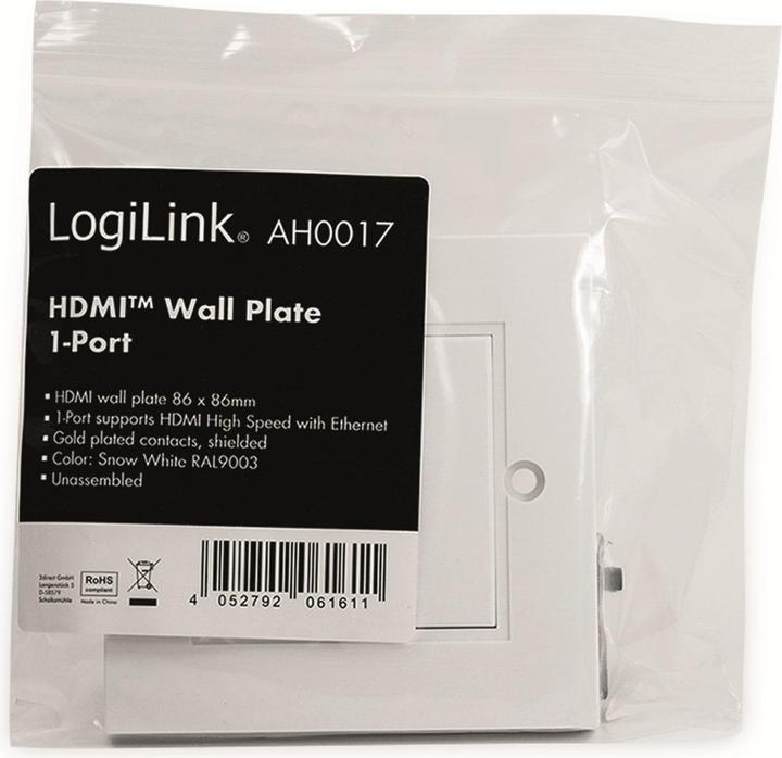 Productafbeelding LogiLink Aansluitdoos, HDMI koppeling