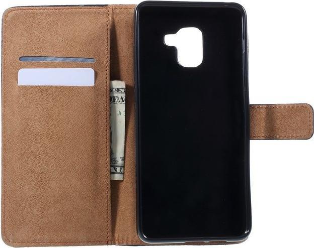 Produktbild MU Classic Leder Bookcover Hülle (Samsung Galaxy A8 (2018))