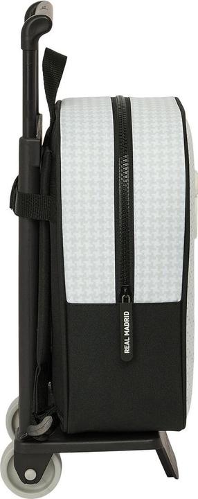 Actual product image Real Madrid CF School backpack with wheels Real Madrid C.F. White Grey 22 x 27 x 10 cm