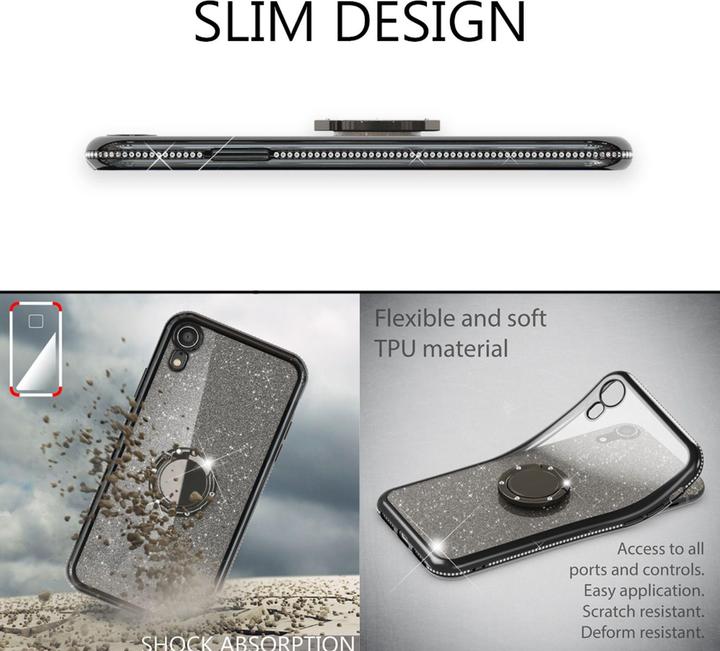 Immagine prodotto Nalia Anello di copertura glitter (Apple iPhone XR)