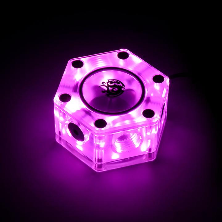 Produktbild Bitspower Sechskant-Durchflussanzeige, RGB