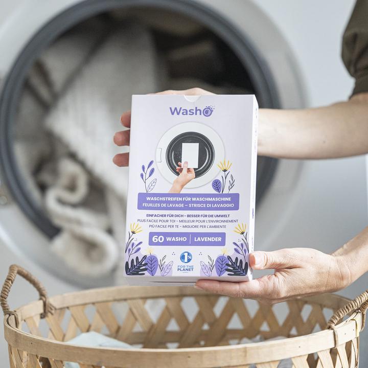 Produktbild Washo Waschstreifen (60 Waschgänge, Waschtücher)