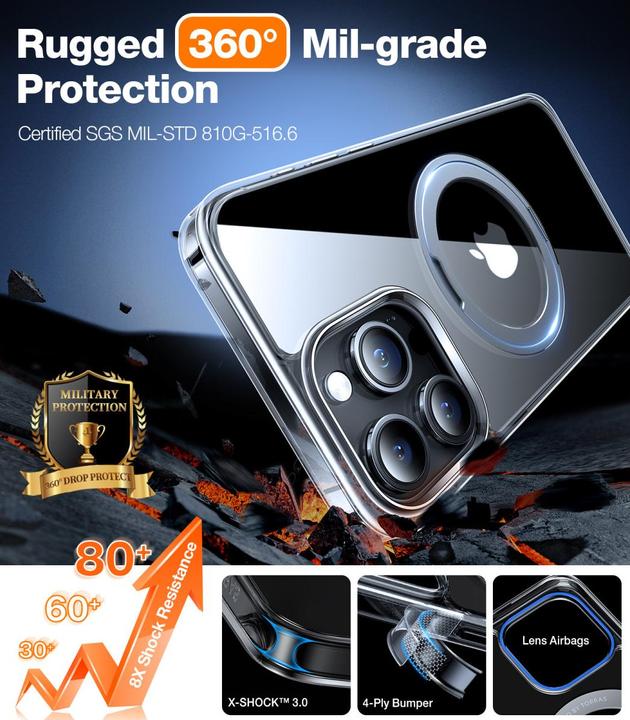Actual product image Torras UPRO Ostand Pro iPhone 15 Pro (Apple iPhone 15 Pro)