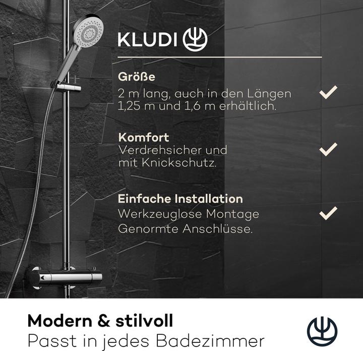 Produktbild Kludi X1 Duschschlauch (200 cm)