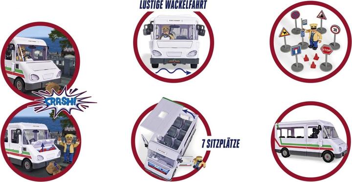 Actual product image Simba Sam Trevor's bus with figure