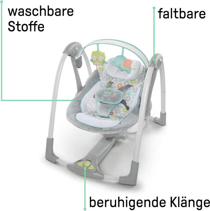Actual product image Ingenuity Baby bouncer Hugs & Hoots, up to 9Kg