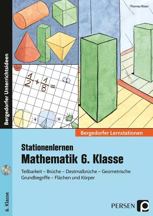Image du produit Stationenlernen Mathematik 6. Klasse (Allemand, Thomas Röser, 2022)