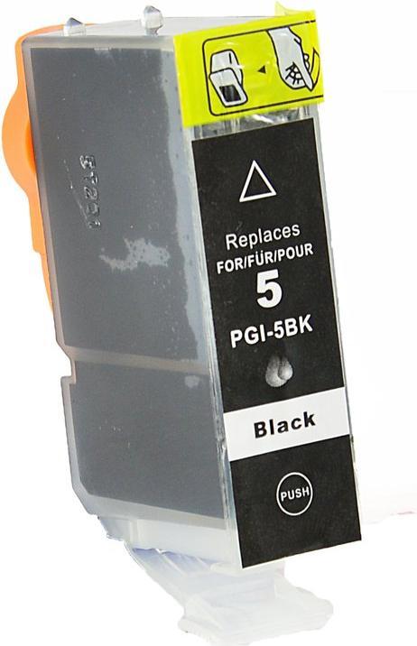 Actual product image Hermex Alternative ink cartridge to Canon PGI-5PGBK, CLI-8 CMYK (M, C, Y, PGBK, FC)