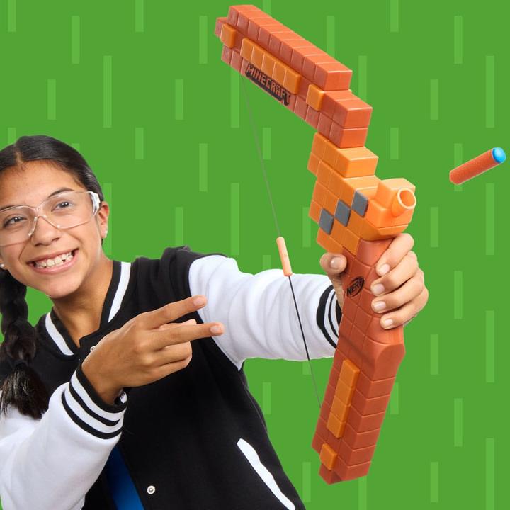 Actual product image Nerf Minecraft Bow
