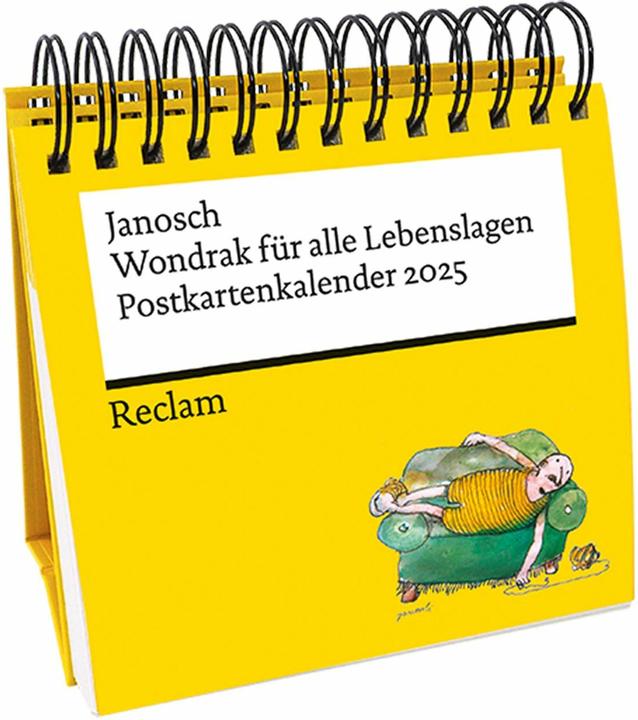 Immagine prodotto Janosch: "Wondrak per tutte le situazioni" (cartolina calendario 2025) (Copertina rigida, Tedesco)