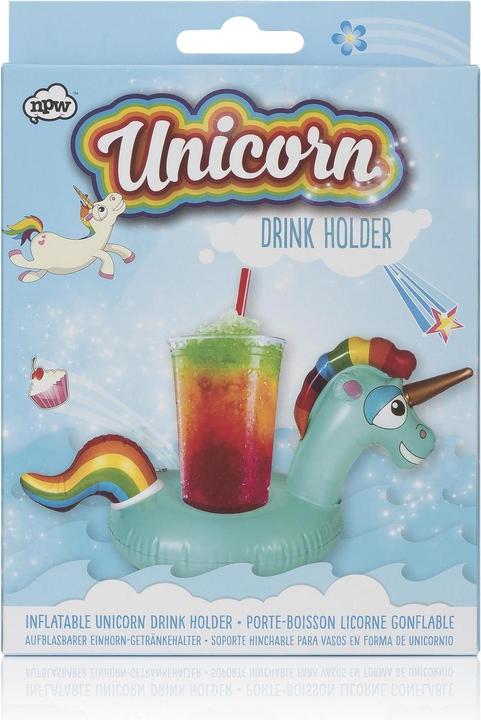 Actual product image NPW Inflatable Drink Holder - Unicorn