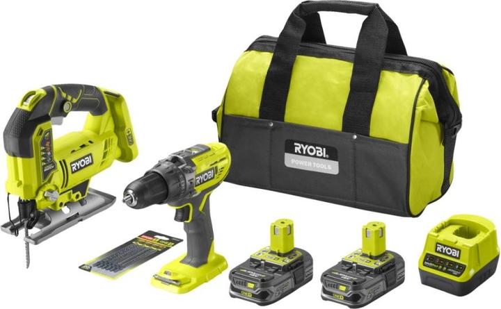 Produktbild Ryobi 5133005295 RCK182B-225SA6 Kombi-Set 18 Volt 2,5 Ah Li-Ion