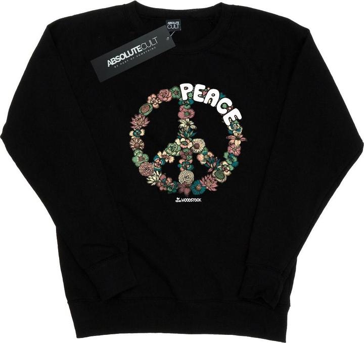 Woodstock Floral Peace Sweatshirt (XL)